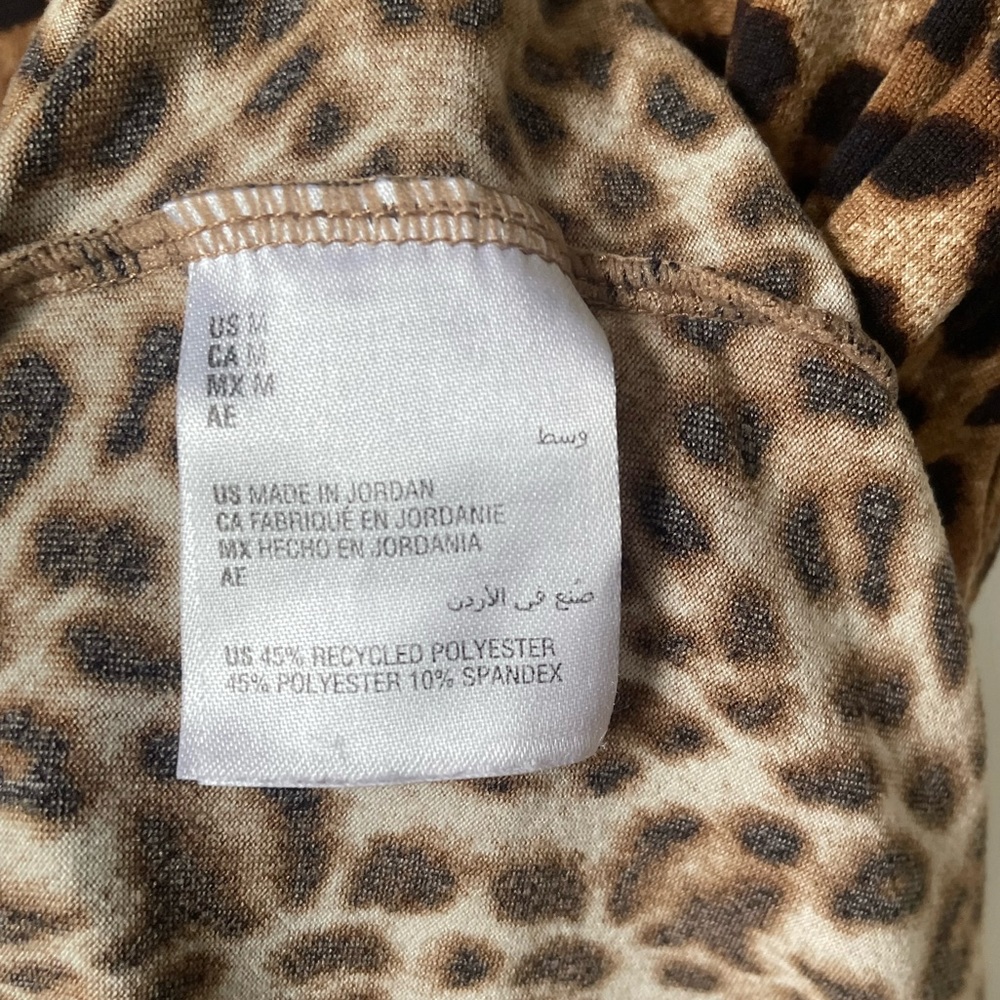Medium Leopard Print Razor Back Tank - Picture 3 of 6